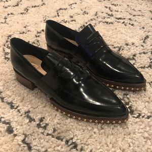 The Shoe Box studded loafers (NWOT)